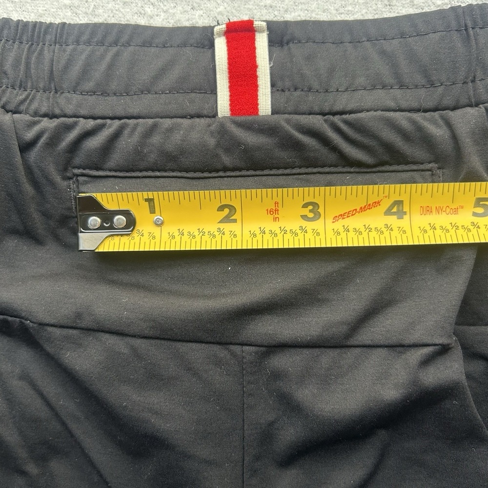 Tracksmith Men's Large Black Lined Running Shorts Drawstring Zipper Pocket - Picture 13 of 16